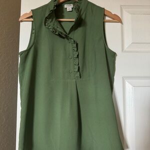 JCrew sleeveless blouse